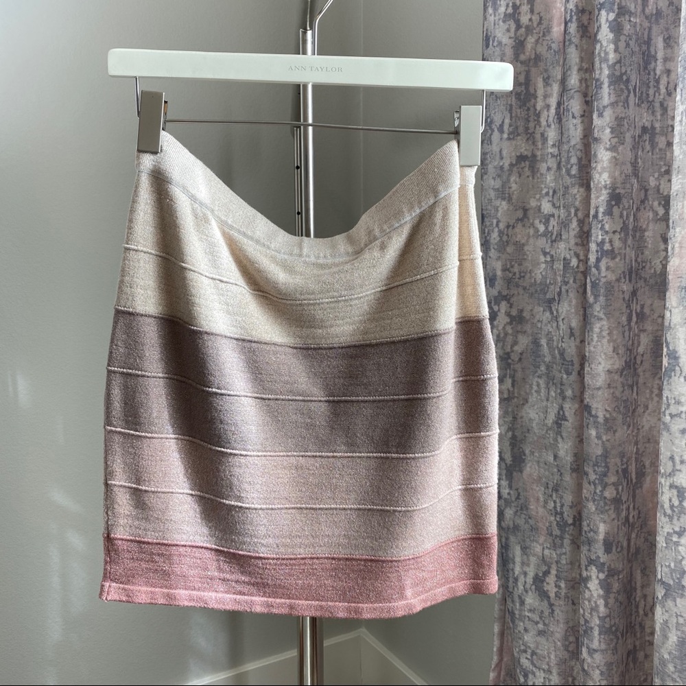 Charolette Russe Ombré Body Con Mini Skirt